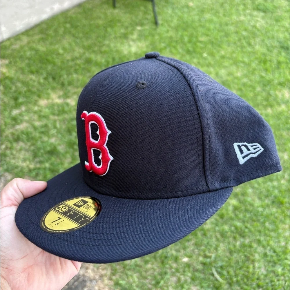 New Era Boston Red Socks Jackie Robinson Patch Fitted Hat 7 7/8